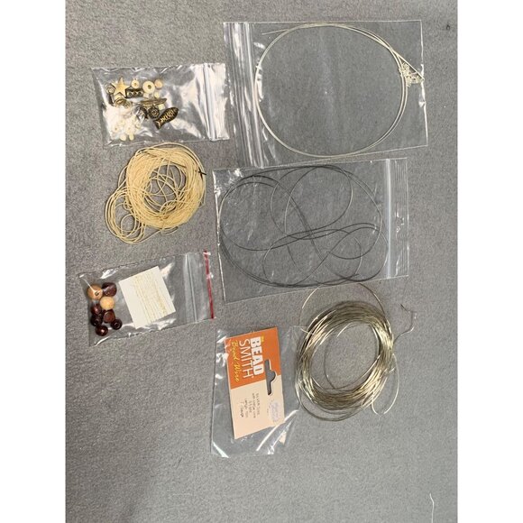 Jewelry Making Kit: Beadsmith Bead Wire Beads Cords & Findings - Picture 4 of 6